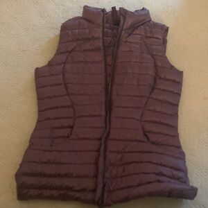 Lululemon Athletica Plum Puffer Vest